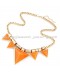  Triangle Clavicle Gold Plated Necklace